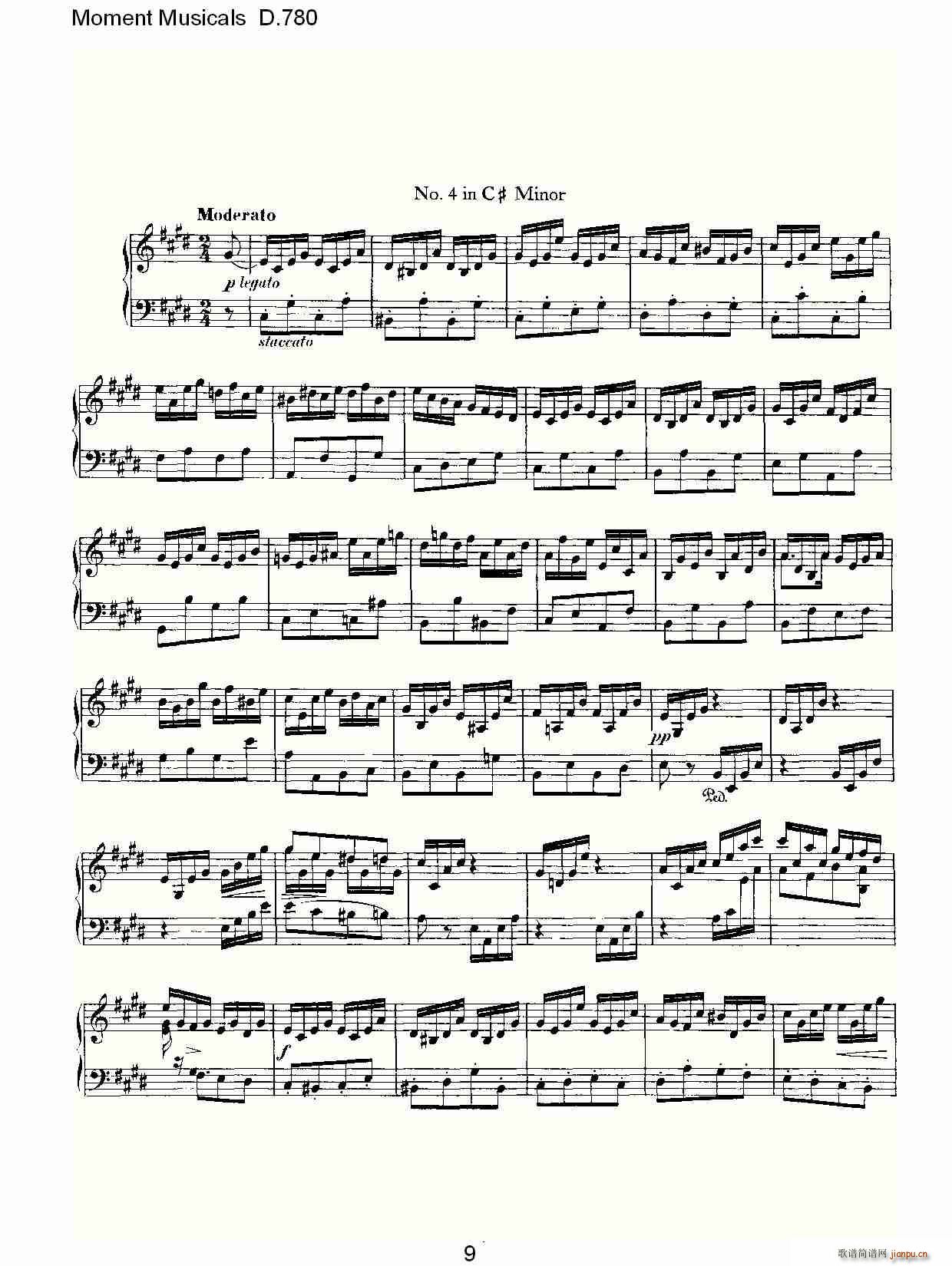 Moment Musicals D.780(ʮּ)9