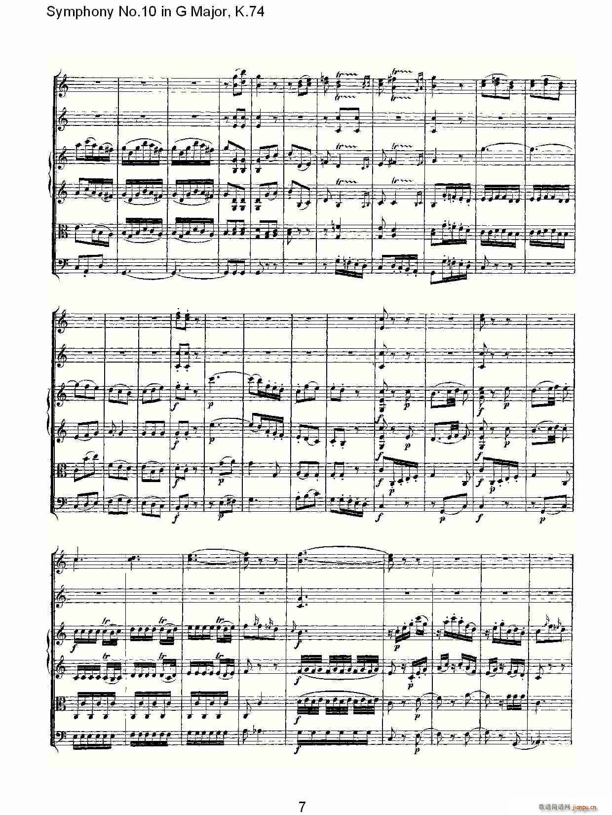 Symphony No.10 in G Major, K.74(ʮּ)6