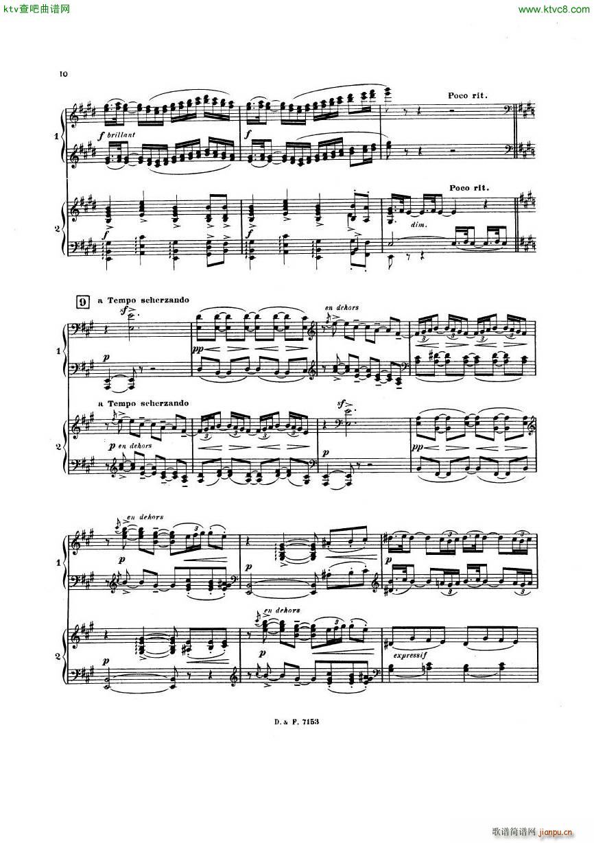 busser debussy Petite Suite 2P(V)10