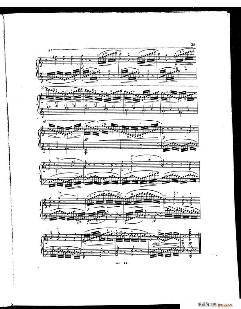 Czerny Etudes de la Velocite(V)22