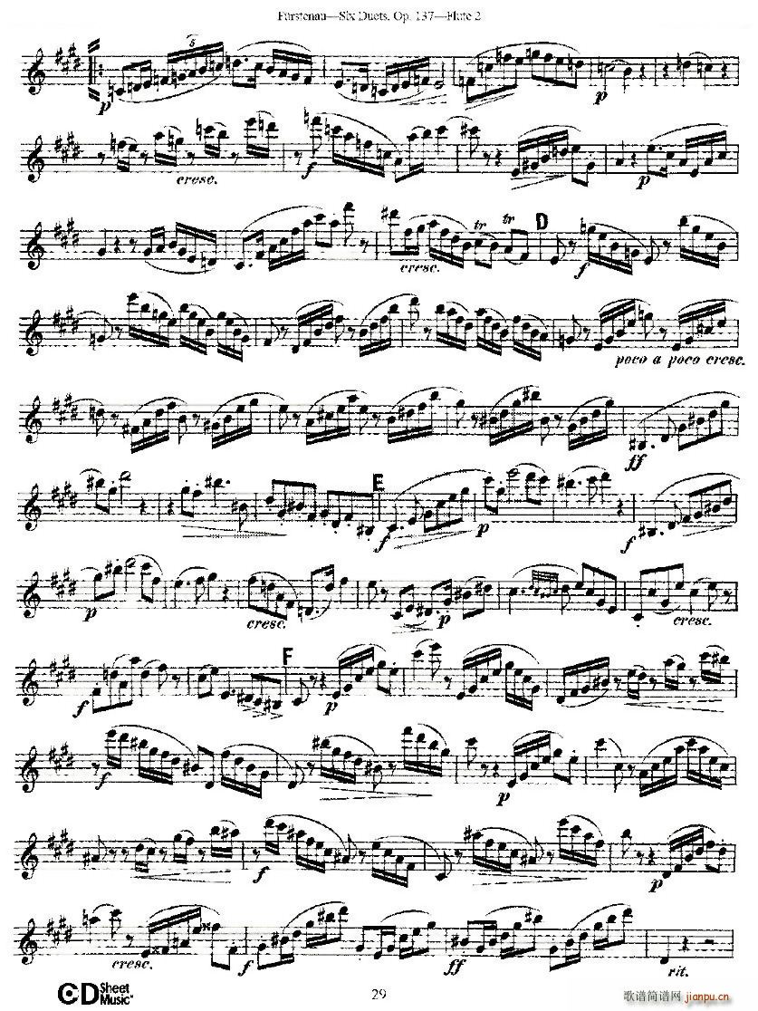 Six Duets Op 137 ֮  Ʒ 137̖ ~(V)8