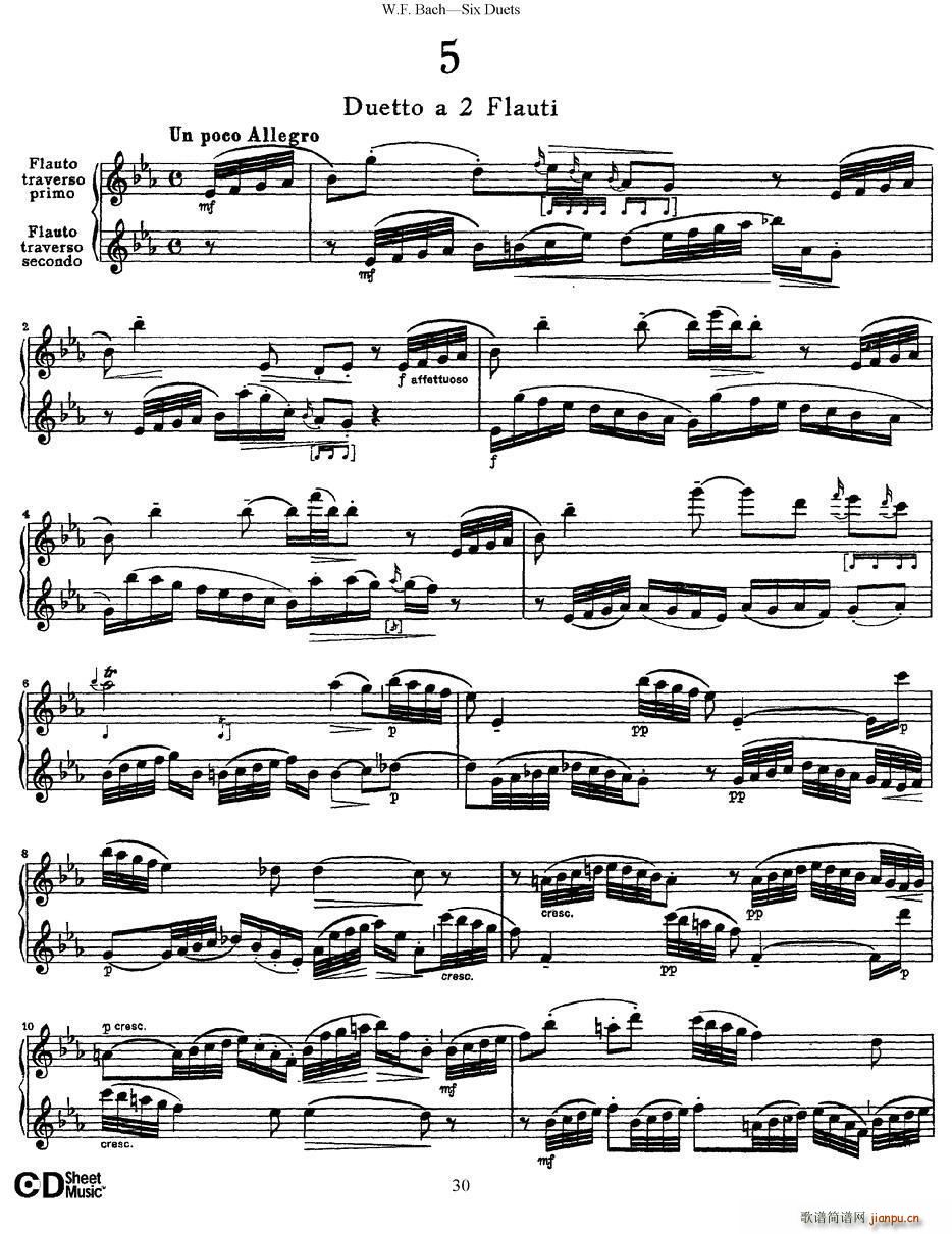 Six Duets(ָV)1