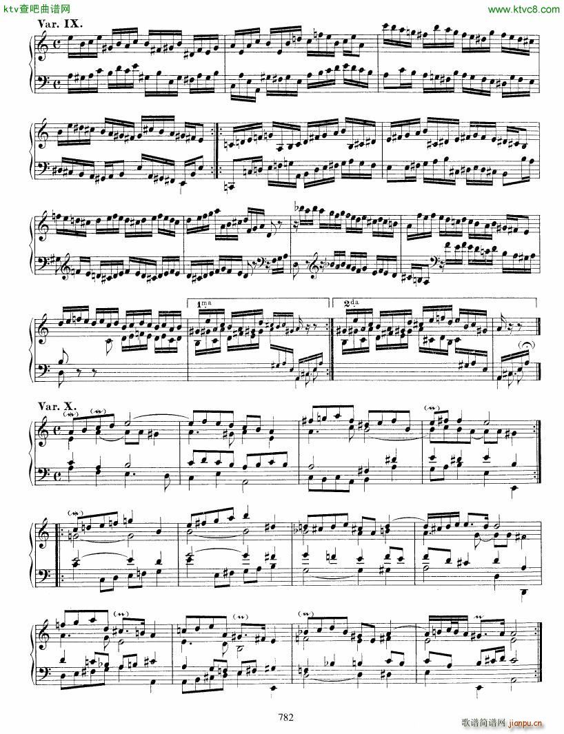 Bach JS BWV 989 Aria Variata(V)6