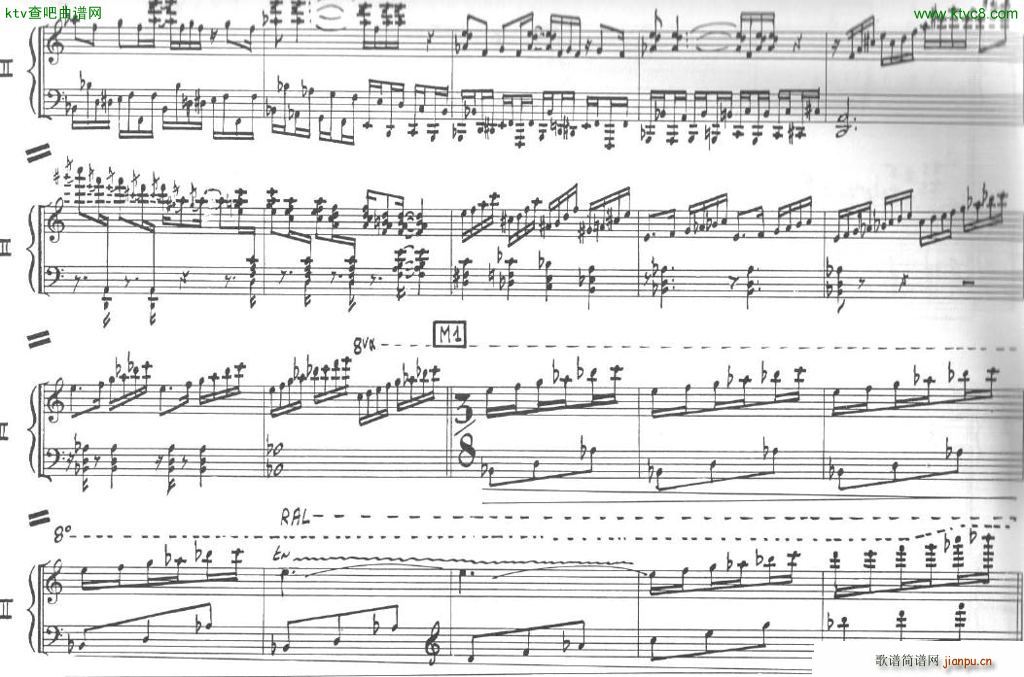Bolling Sonata for Two Pianist no 2 Part2(V)3