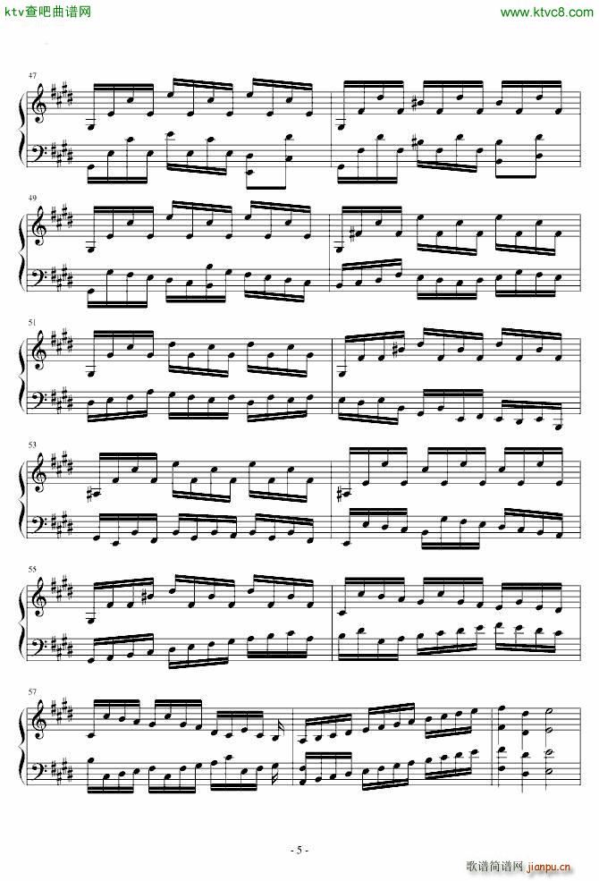 Bach street prelude(V)5