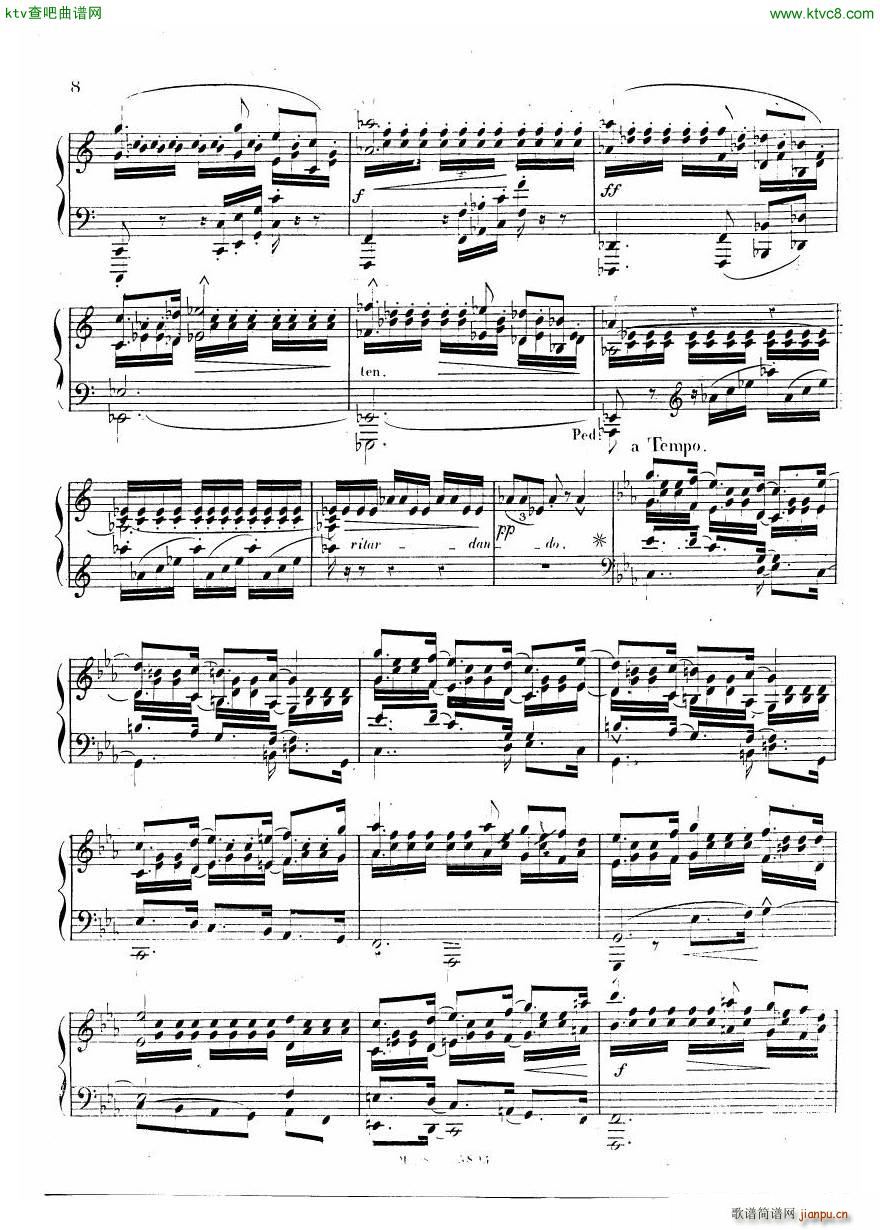 Dreyschock etude Le Tremolo(V)8