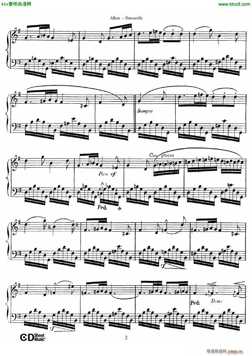 Alkan op 65 no 6 Barcarolle(V)3