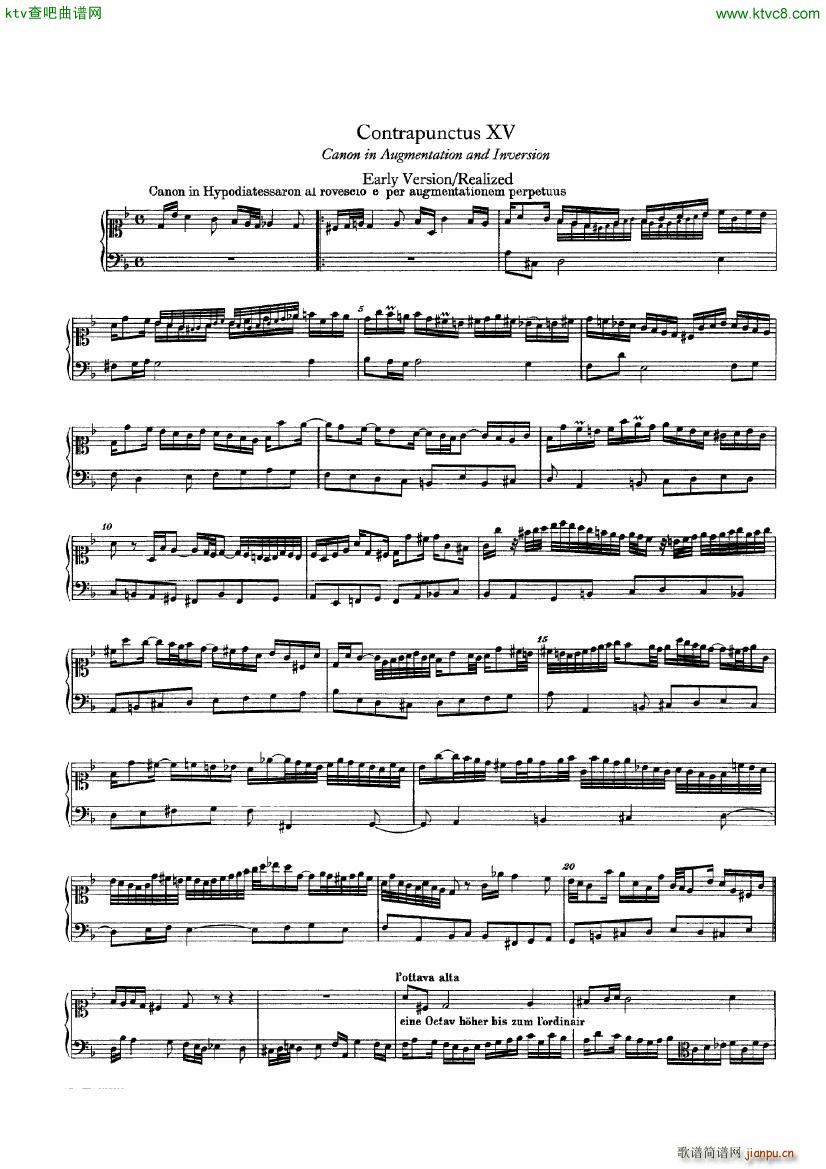 Bach JS BWV 1080 Kunst der Fuge part 3(V)28