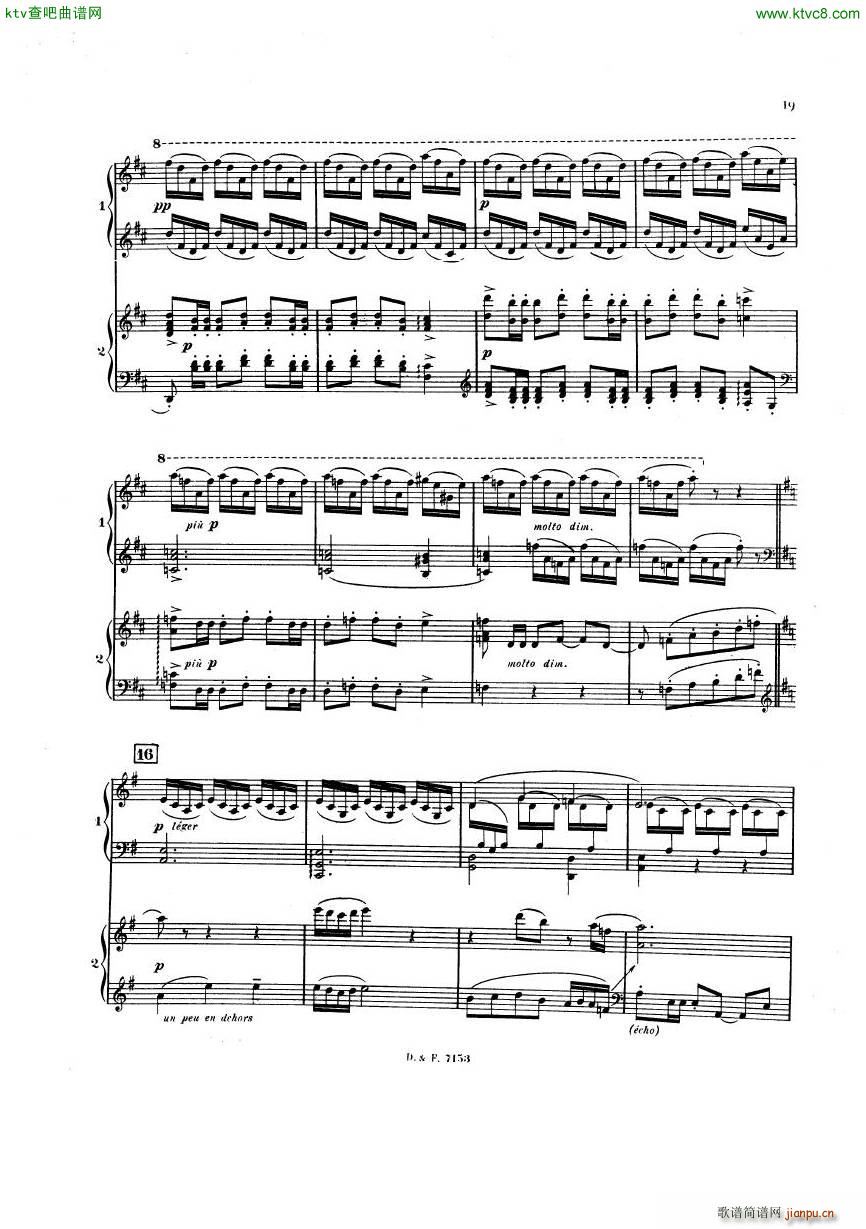 busser debussy Petite Suite 2P(V)19