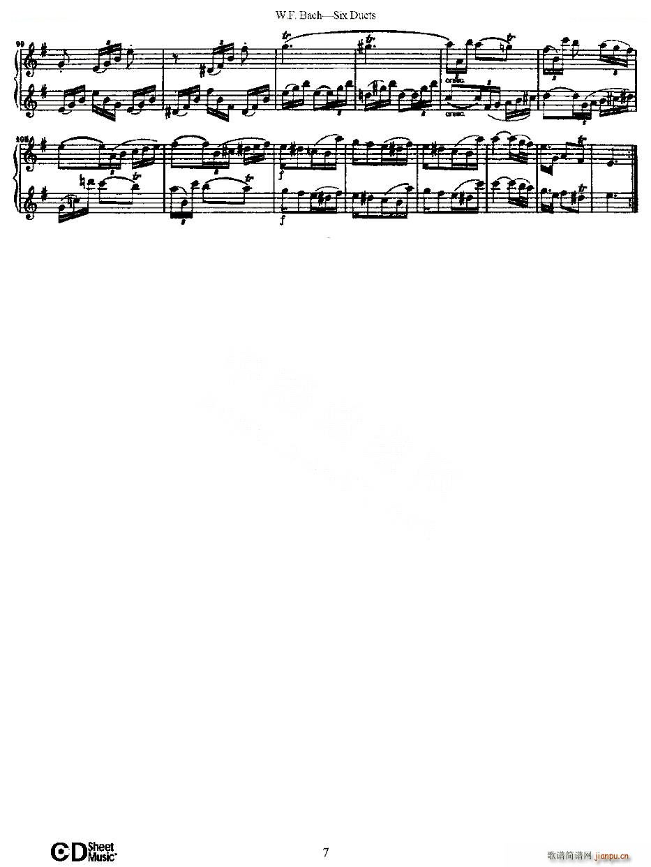 Six Duets ֮һ ׶ྚ(x) ~(V)7