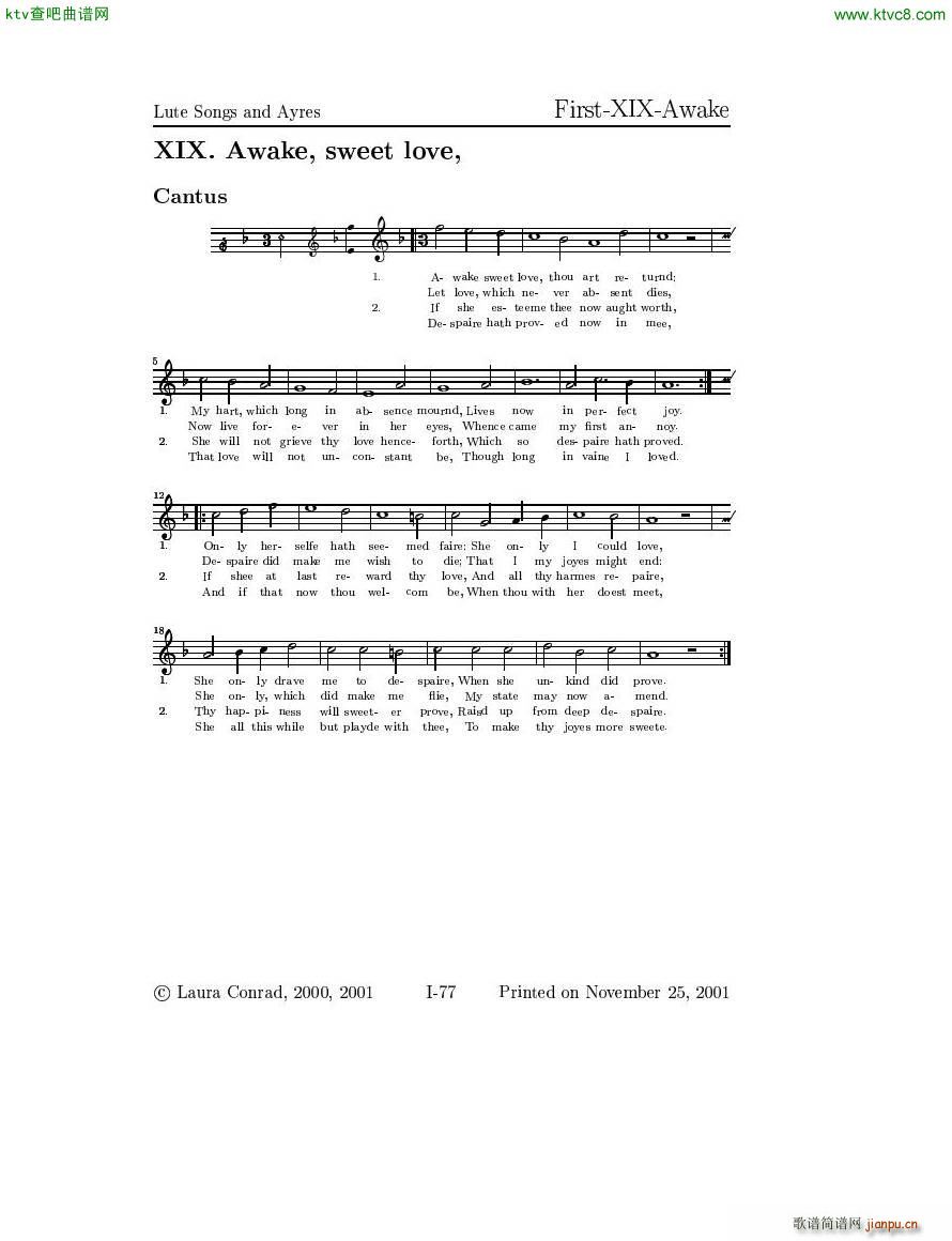 Dowland Lute Music (V)33