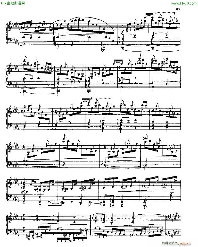 Balakirev Piano Sonata In B Flat Minor(V)30