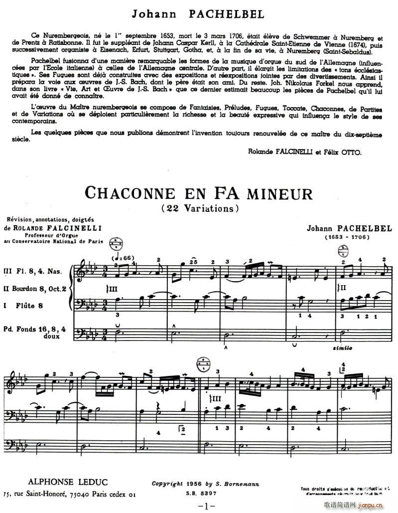 CHACONNE EN FA MINEUR(V)1