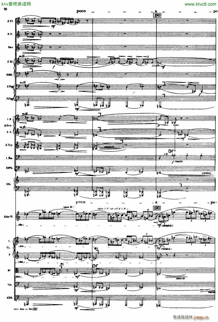 Berg Violin Concerto Score (V)8