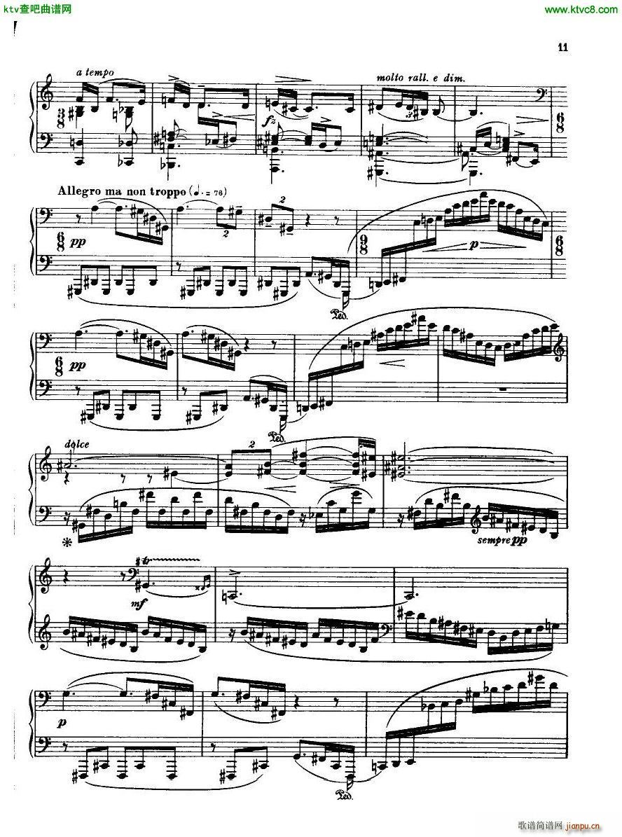 Bridge H160 Piano Sonata 1923 4(V)11