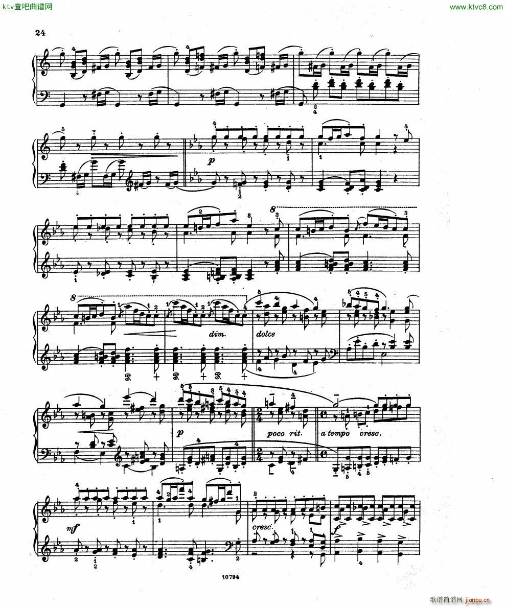 Fuchs Robert Improvisation pour clavier op 11(V)22