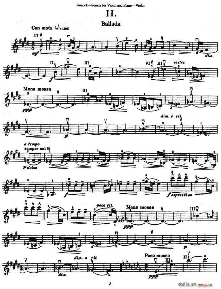 Sonata for Violin and Piano(ʮּ)3