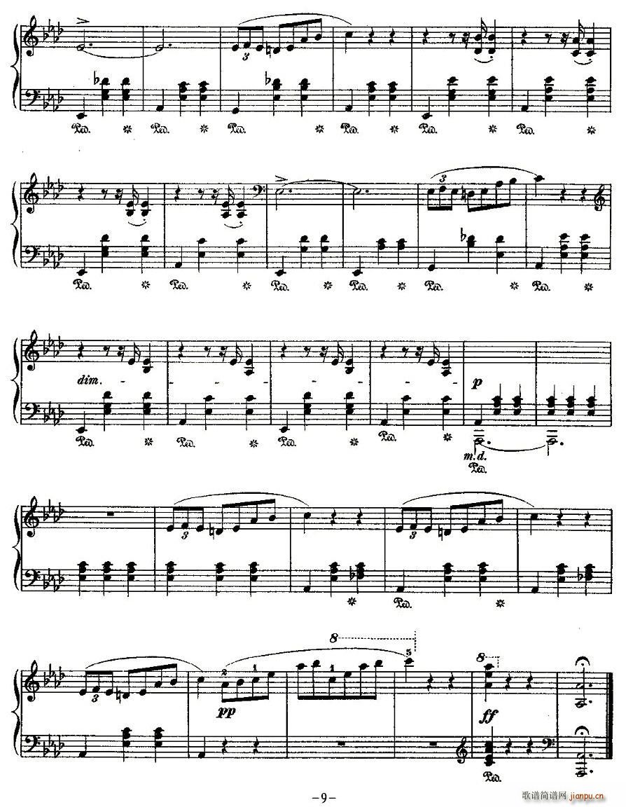 valse brillanteOp.34, No.1(ʮּ)9