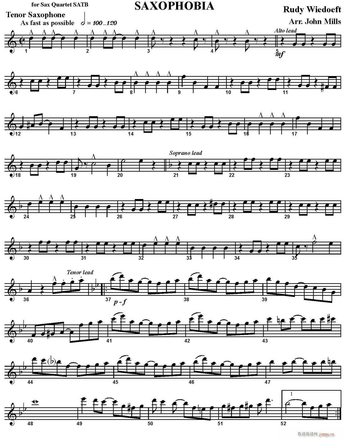 SAXOPHOBIA  _˹(V)1
