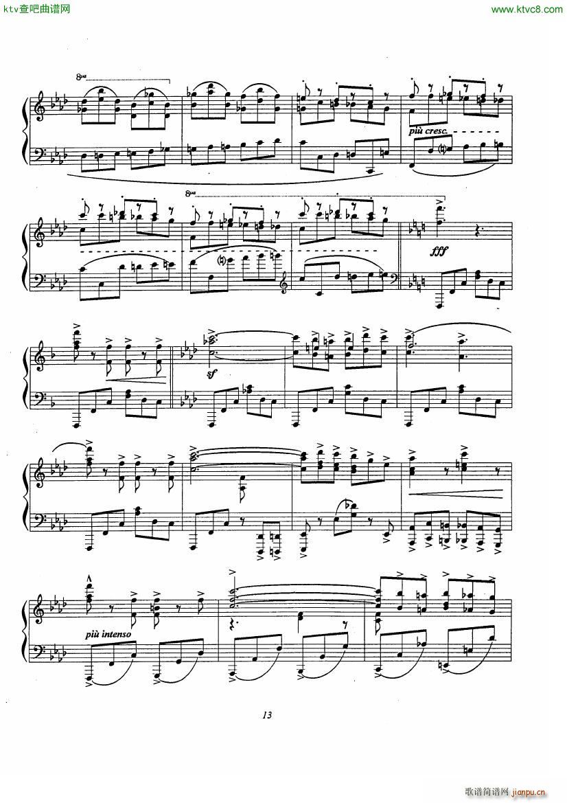 Etude No 9 D aprs Rossini(V)13