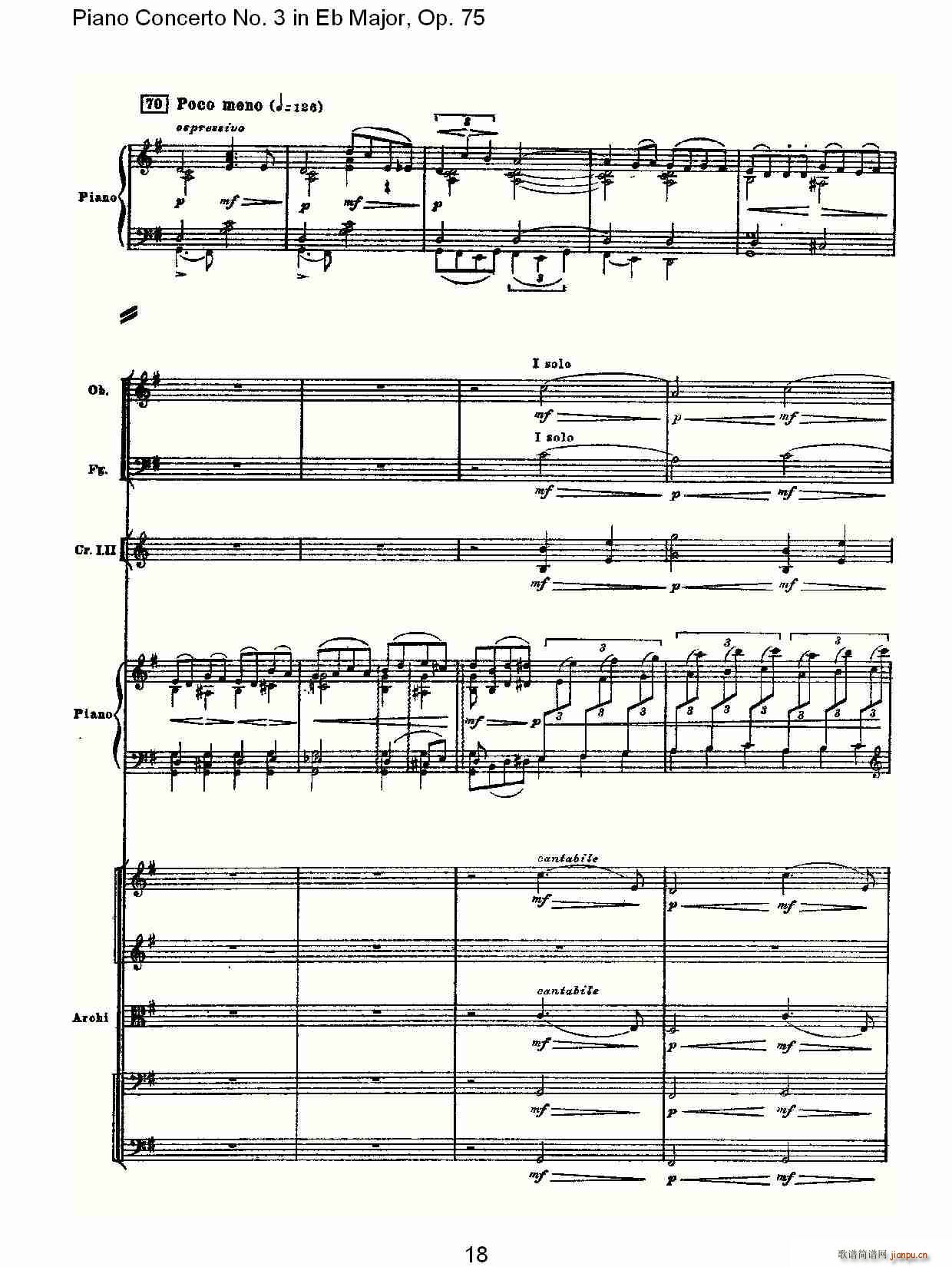Piano Concerto No.3 in Eb Major,Op.75(V)18