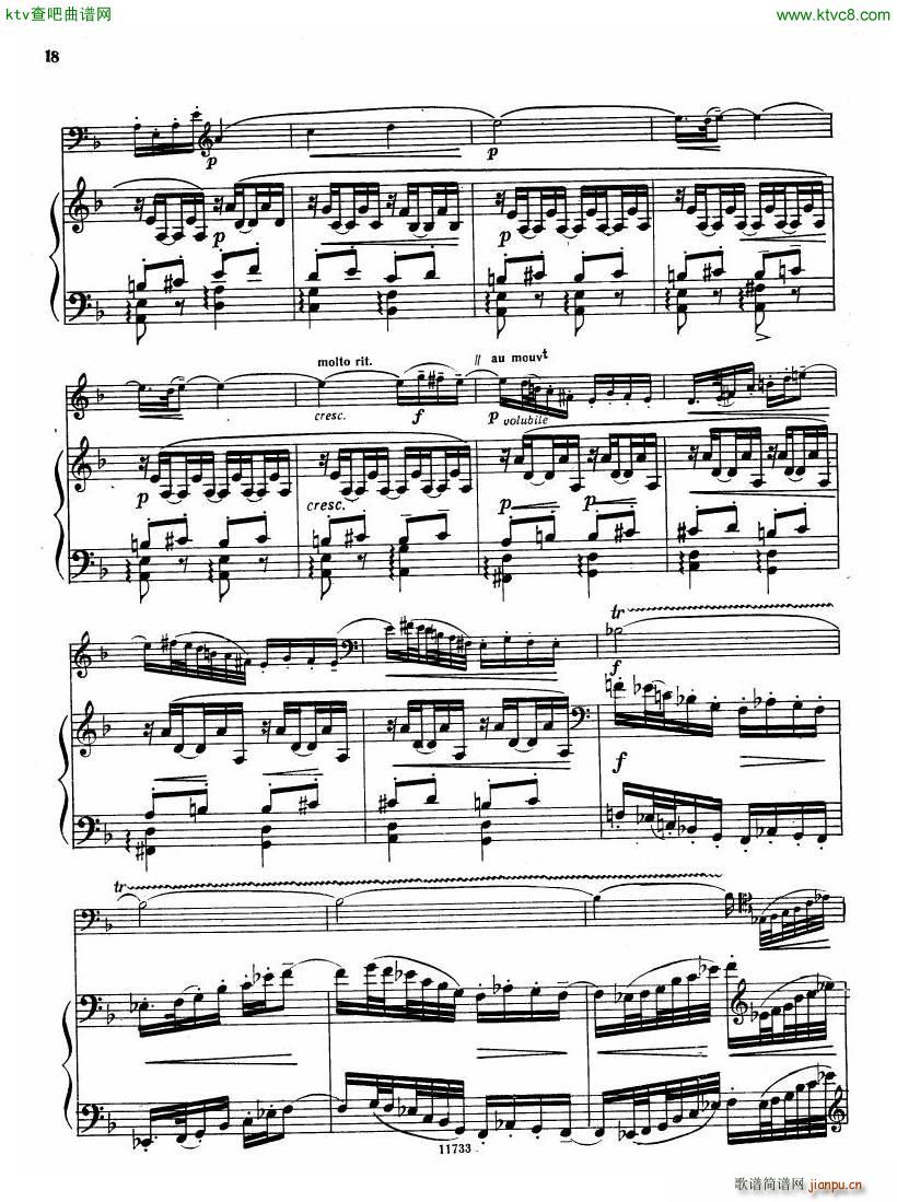 Debussy Sonata for Cello and Piano(V)17