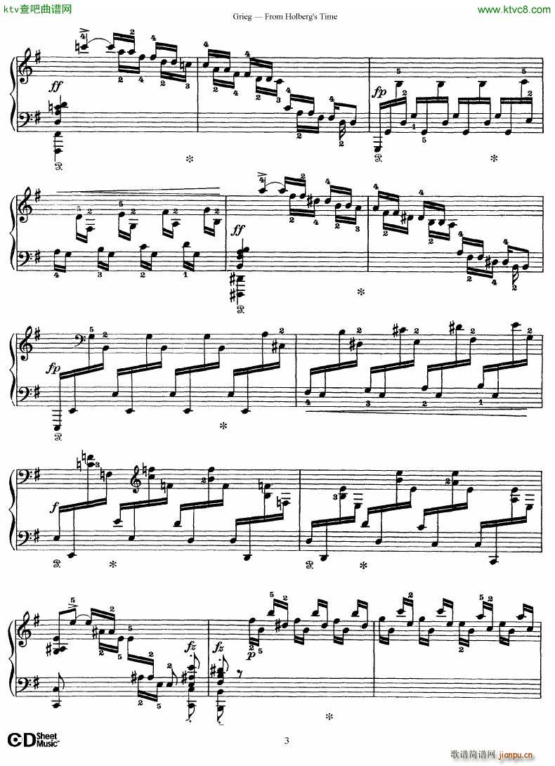Grieg From Holberg s Time 1 5(V)3