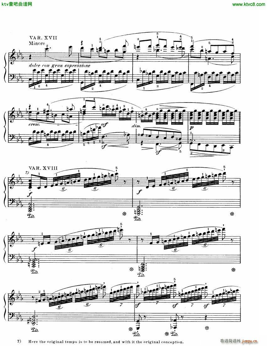 Beethoven WoO 80 32 Variations in C Minor(V)9