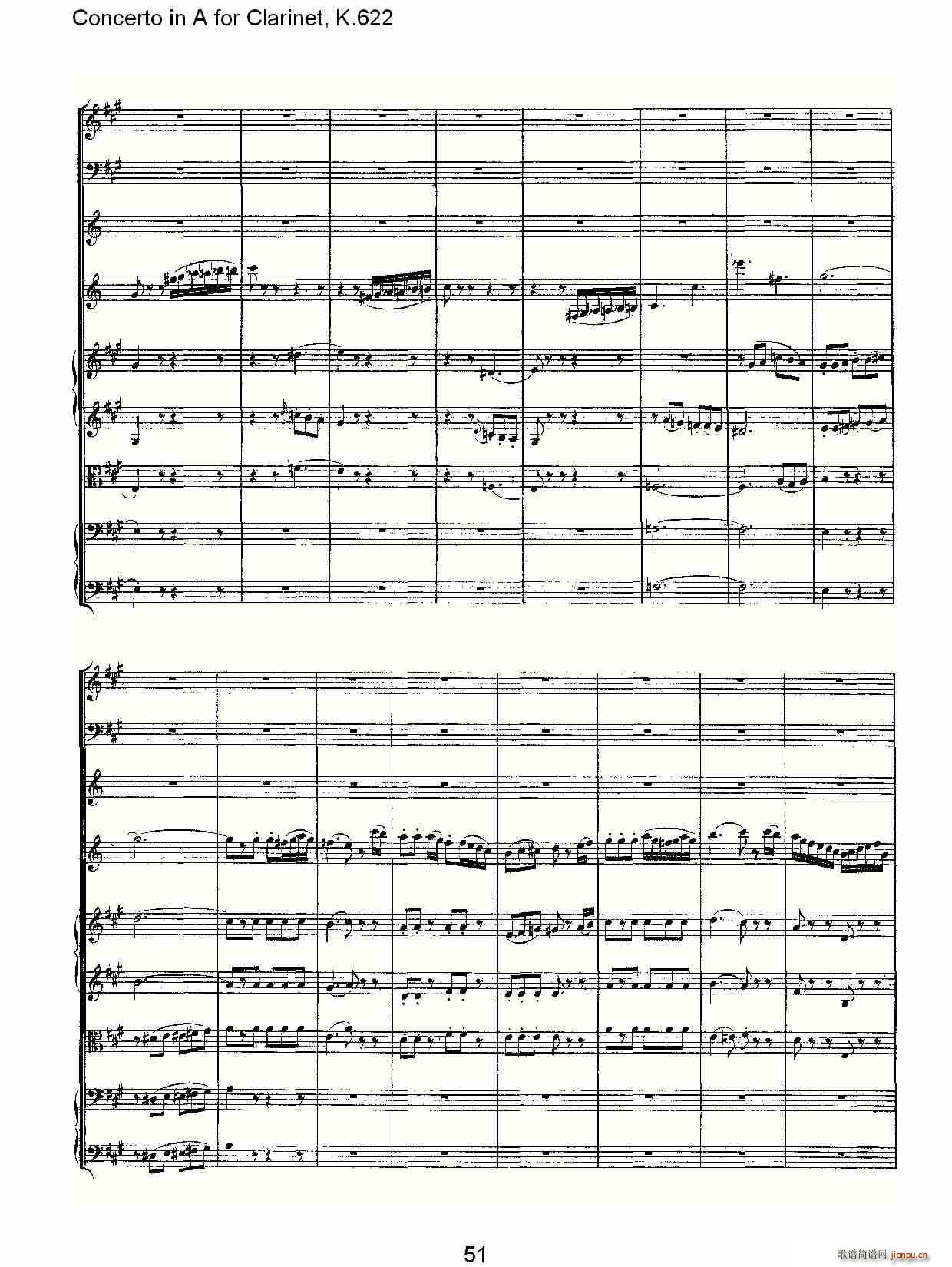 Concerto in A for Clarinet, K.622(λɹV)23