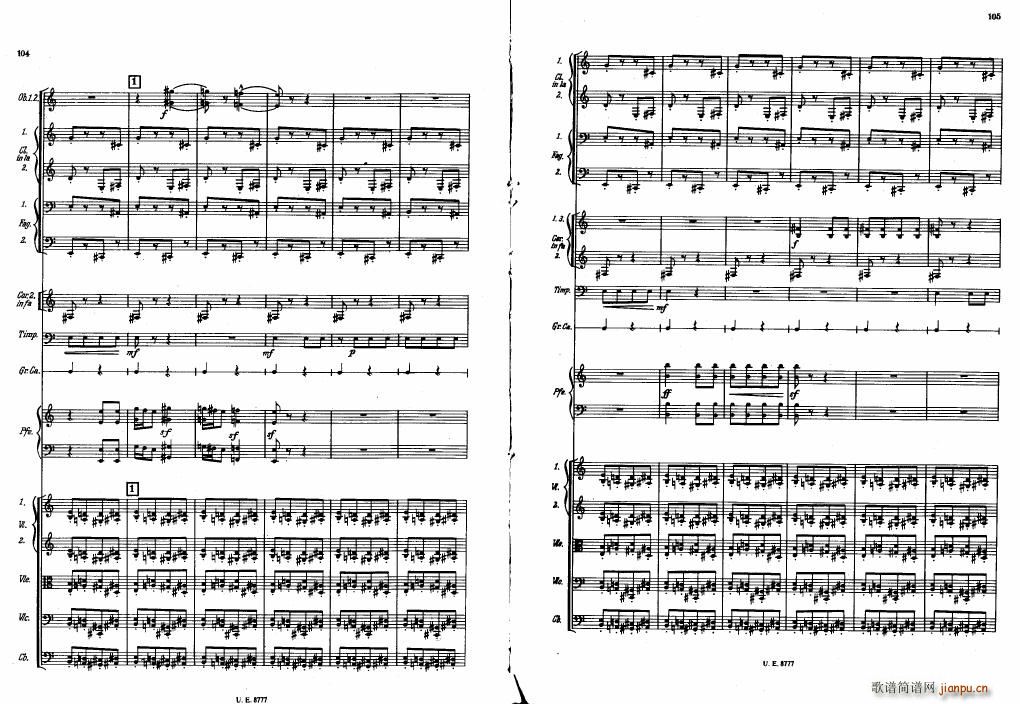 Bartok SZ 83 Piano Concerto No1 Full Score (V)12