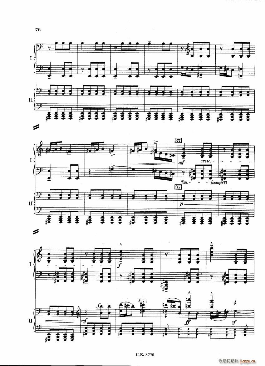 Bartok SZ 83 Piano Concerto 1 2p reduct (V)33