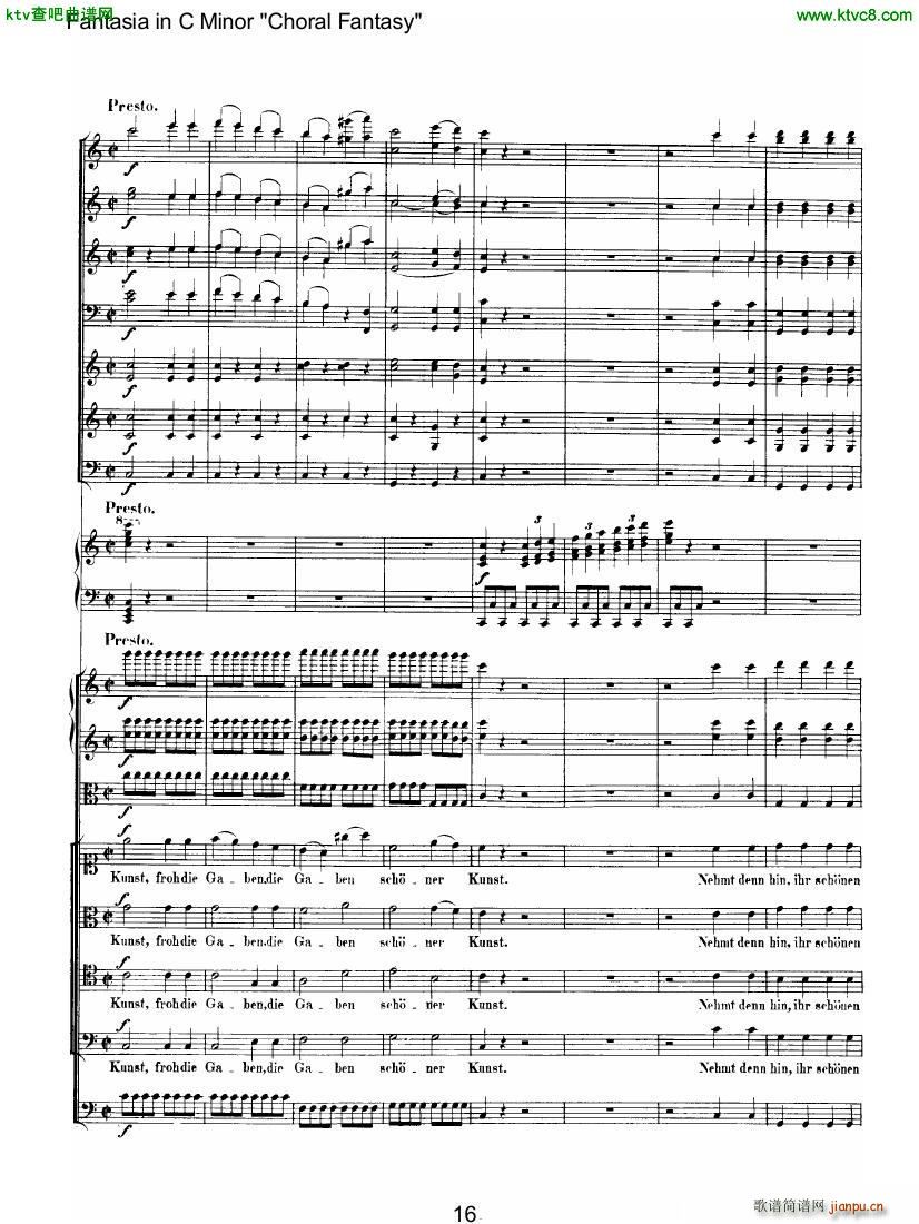 Beethoven op 80 Choral Fantasy (V)1