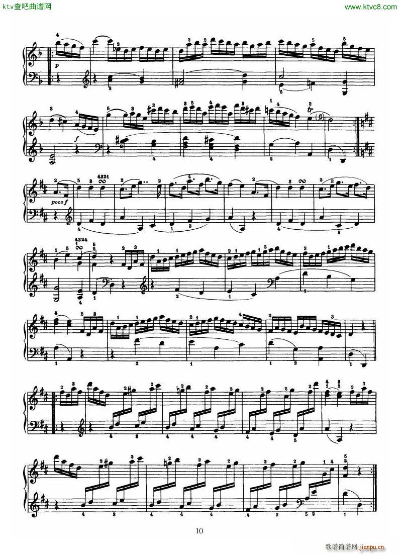 Haydn Piano Sonata No 33 In D(V)10