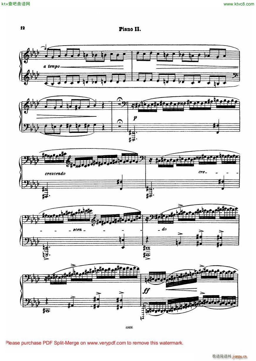 Arensky op 23 Suite No 2 Silhouettes(V)33