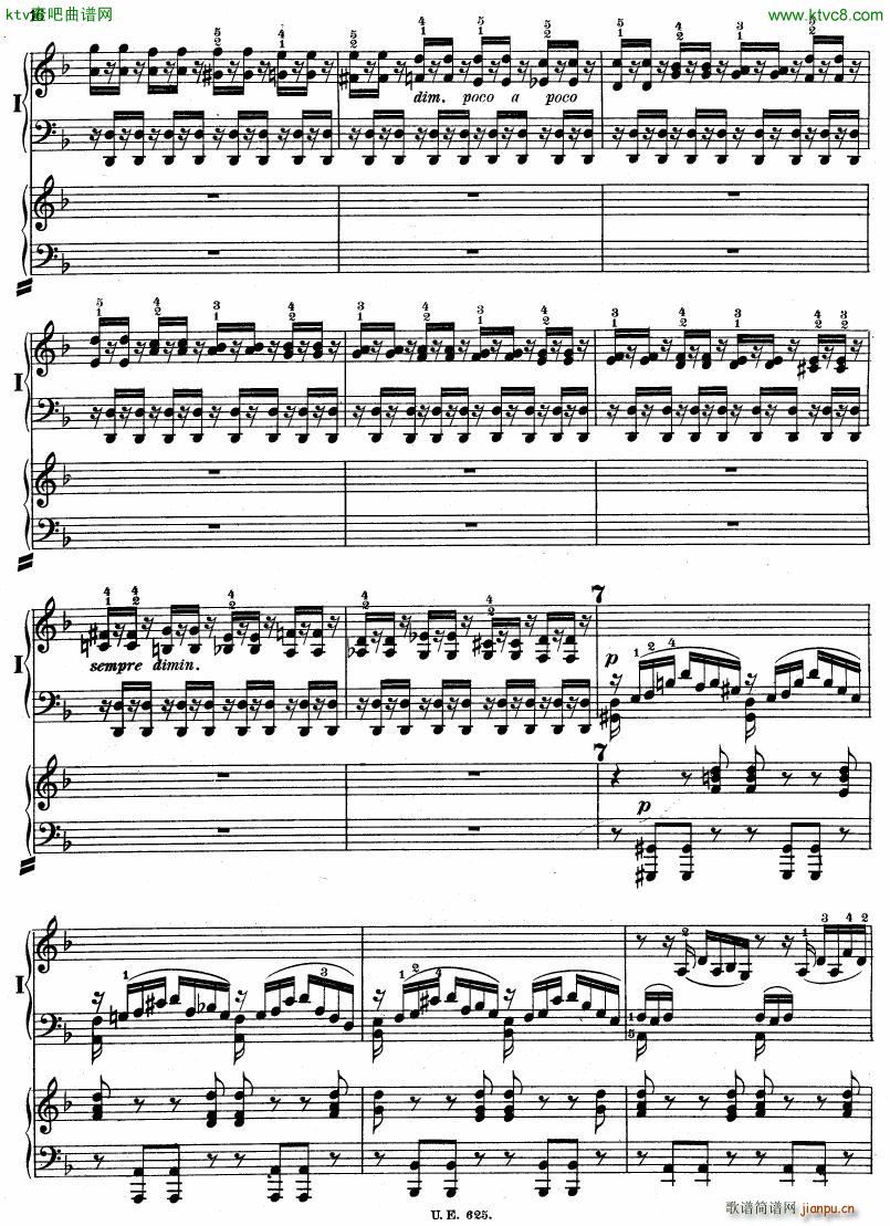 Bach JS BWV 1052 Keyboard Concerto in d ed R ntgen(V)17