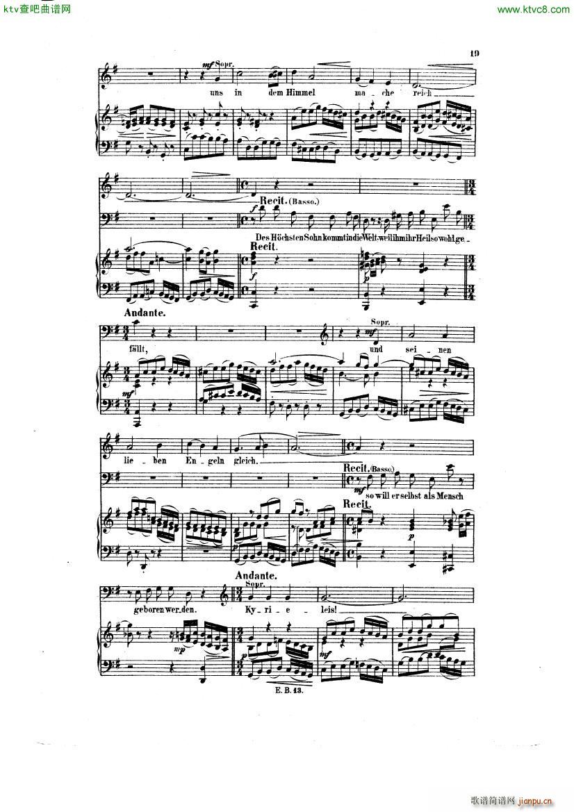 Bach JS BWV 248 Christmas Oratorio No 2 9(V)9