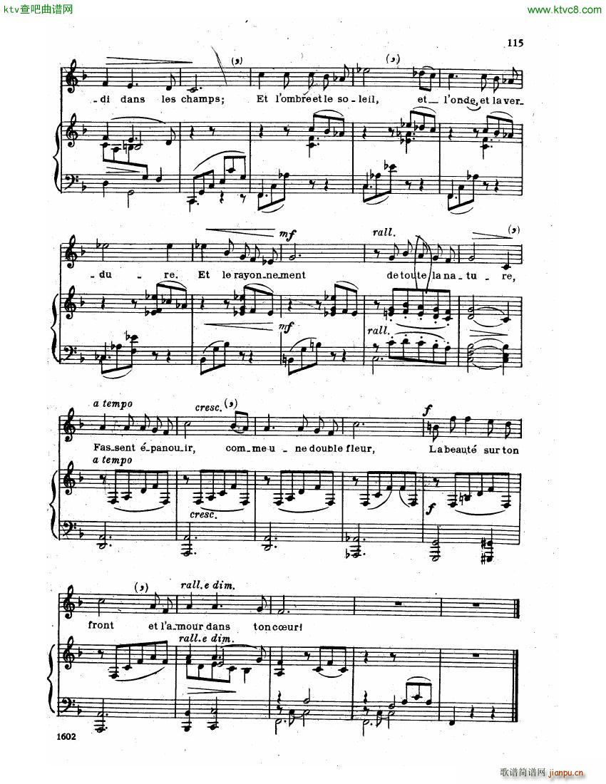 Faure 30 Songs (V)26