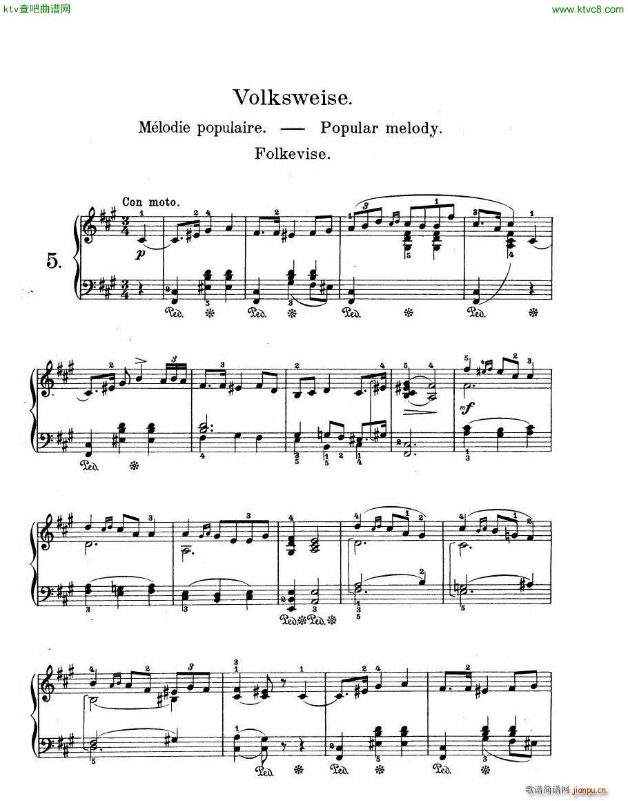 Grieg Lyric Pieces Op 12(V)8