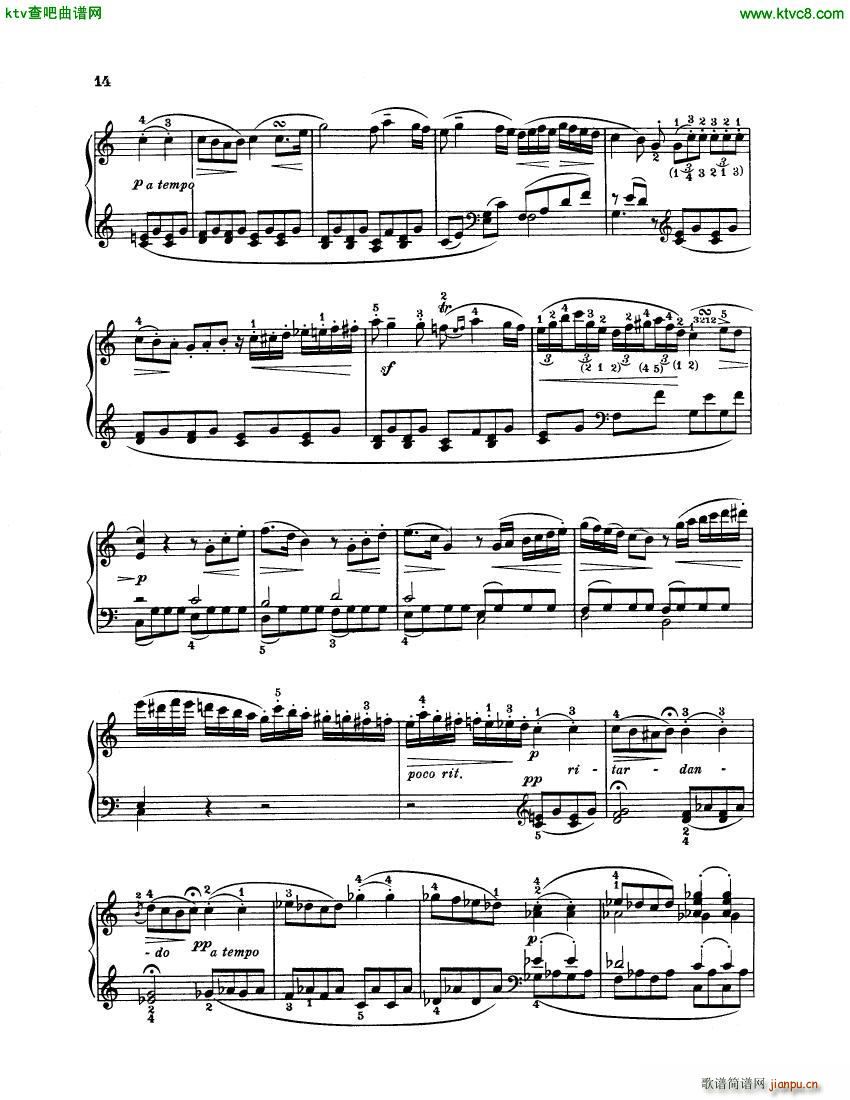 Beethoven op 51 no 1 Rondo in C major(V)13