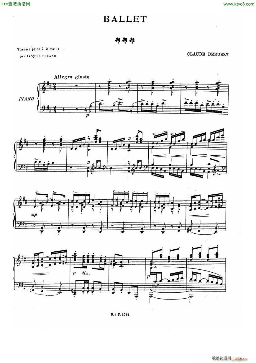 durand debussy petite suite(V)18