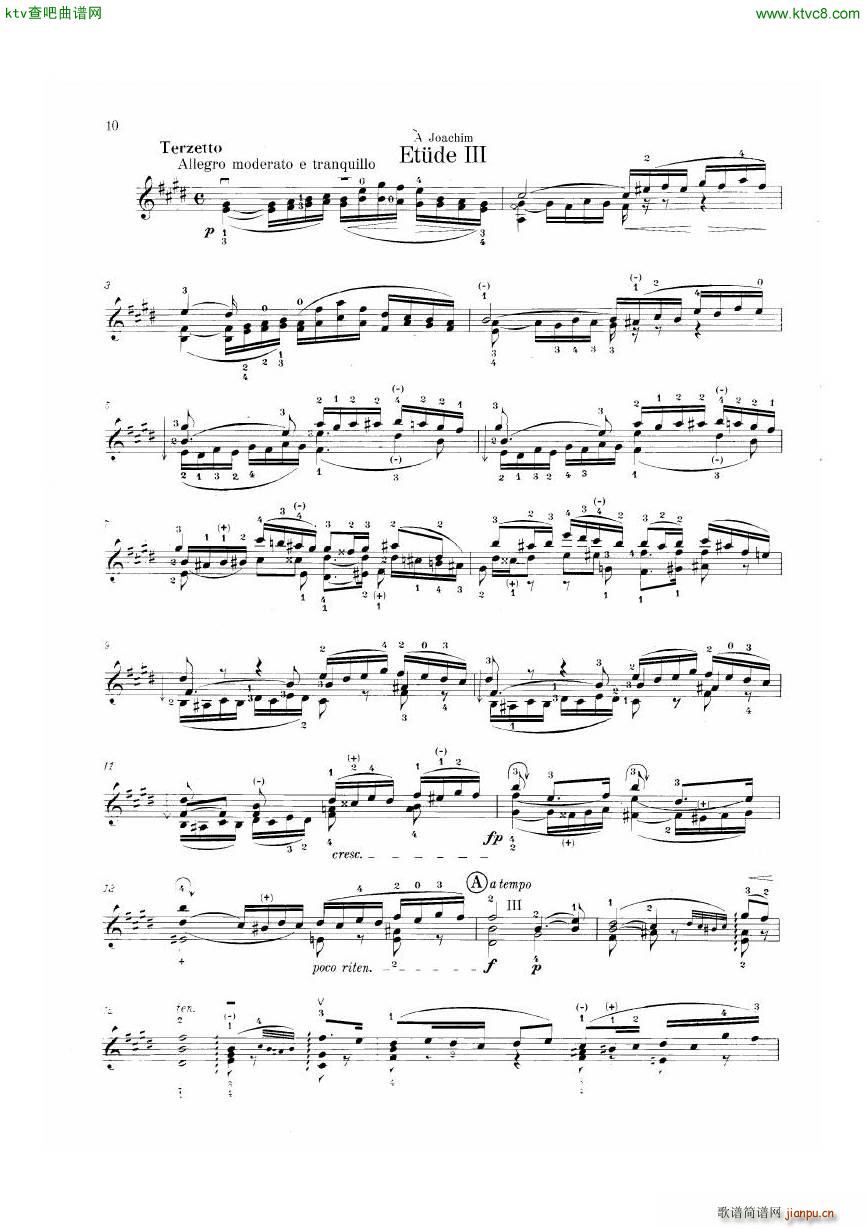 H W Ernst 6 Polyphonic Studies(V)9