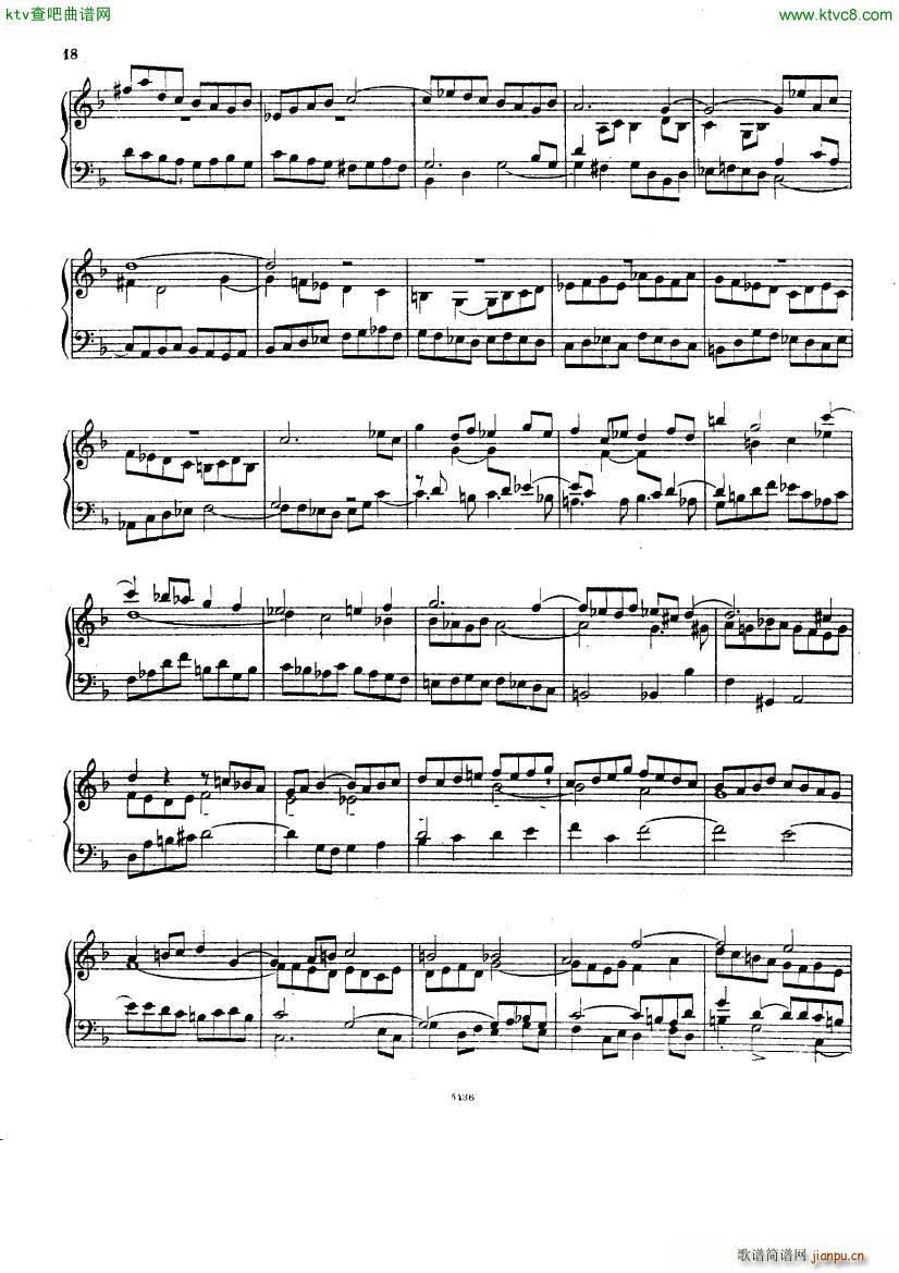 Bach D Albert Prelude Toccata and fugue in f major(V)11