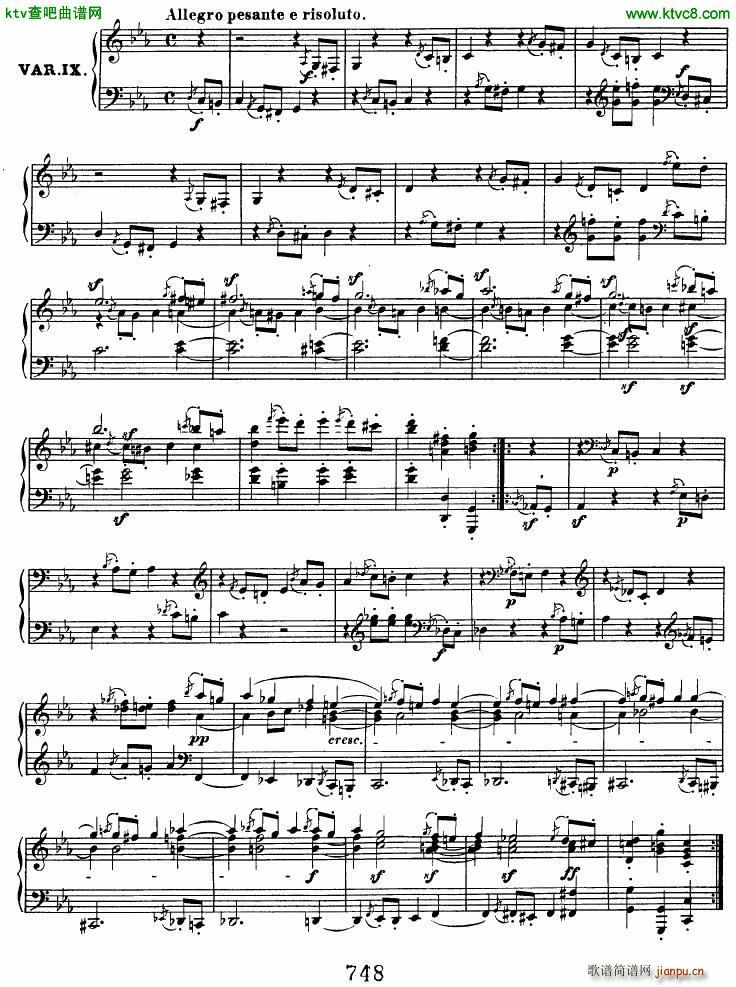 Beethoven op 120 Diabelli Variations(V)8