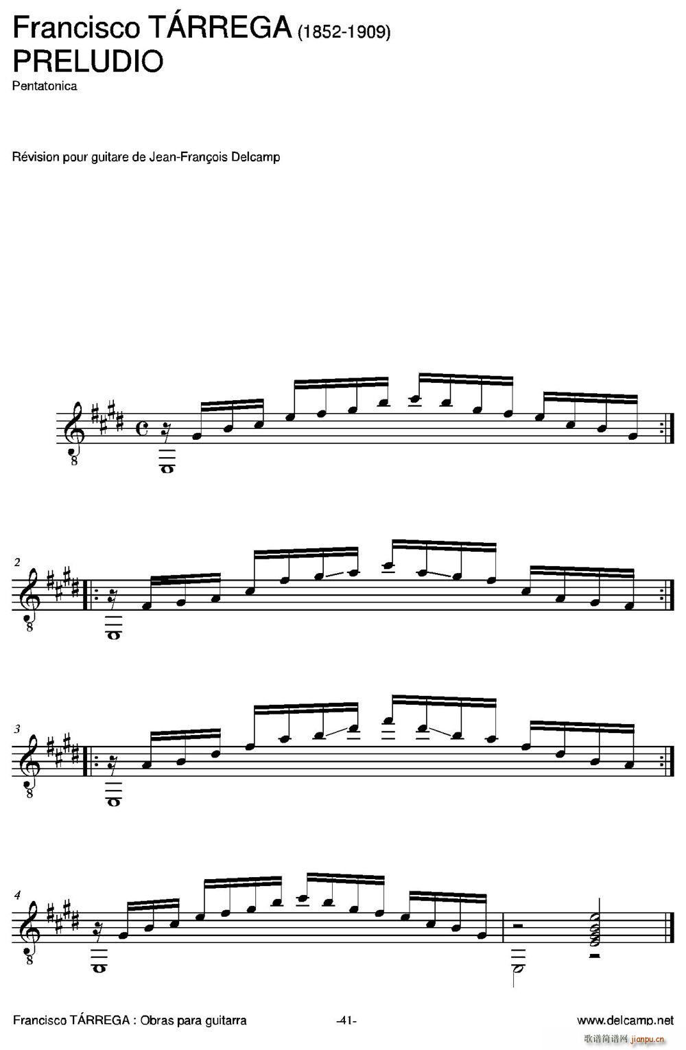 PRELUDIO Pentatonica ŵ伪(V)1