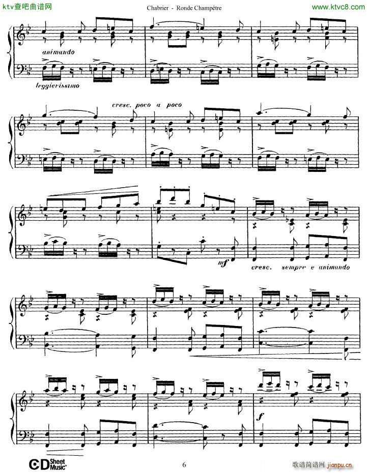 Chabrier Ronde Champtre(V)6