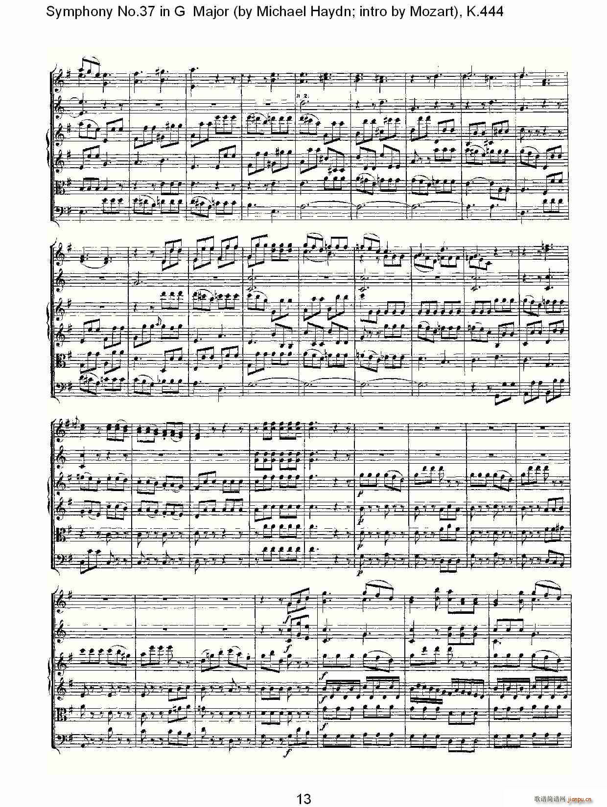Symphony No.37 in G Major(ʮּ)12