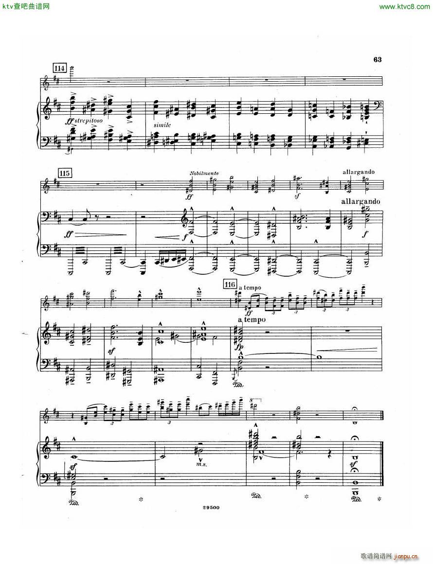 Elgar Violin Concerto Pn(V)61