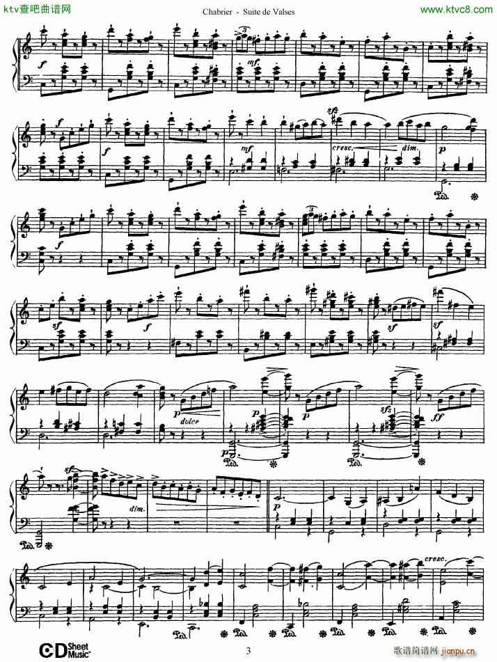 Chabrier Suite de Valses(V)3
