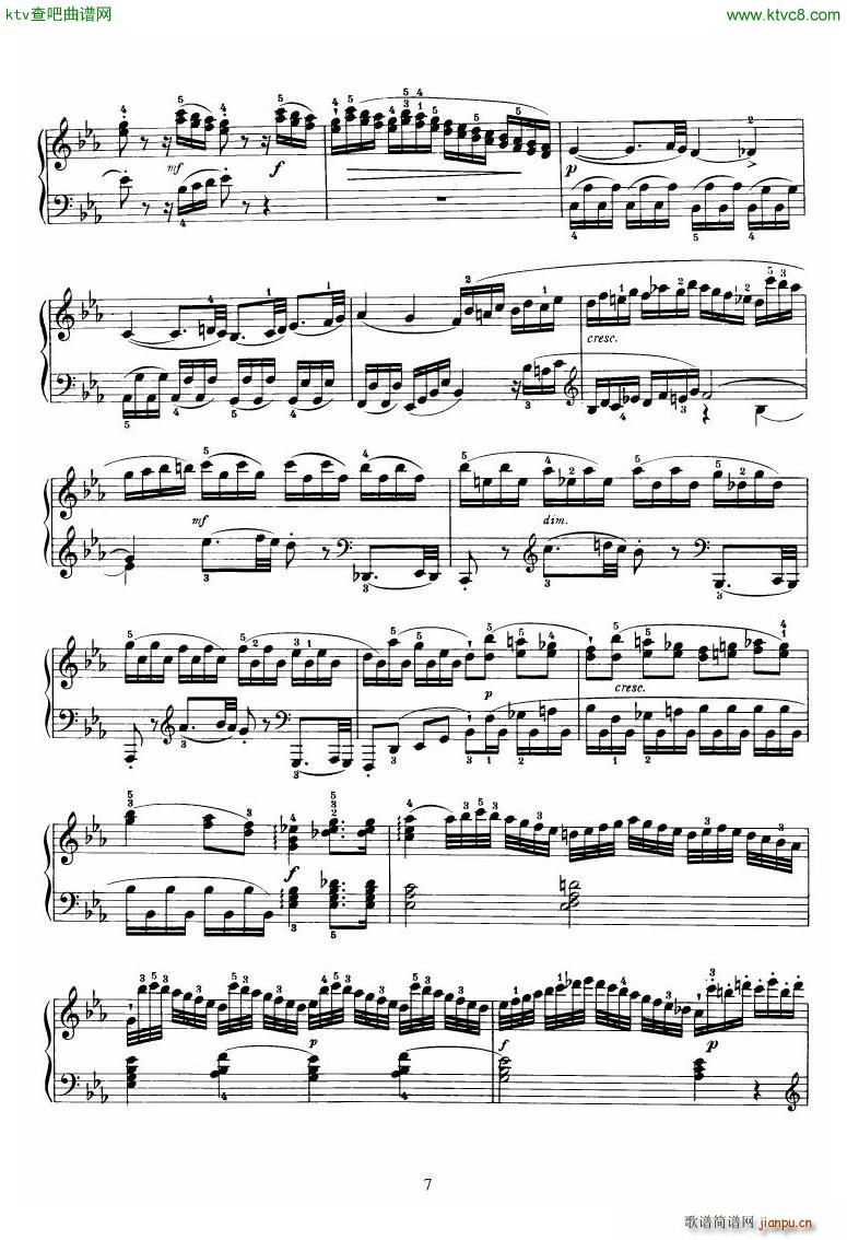 Piano Sonata No 52 in Eb(V)7