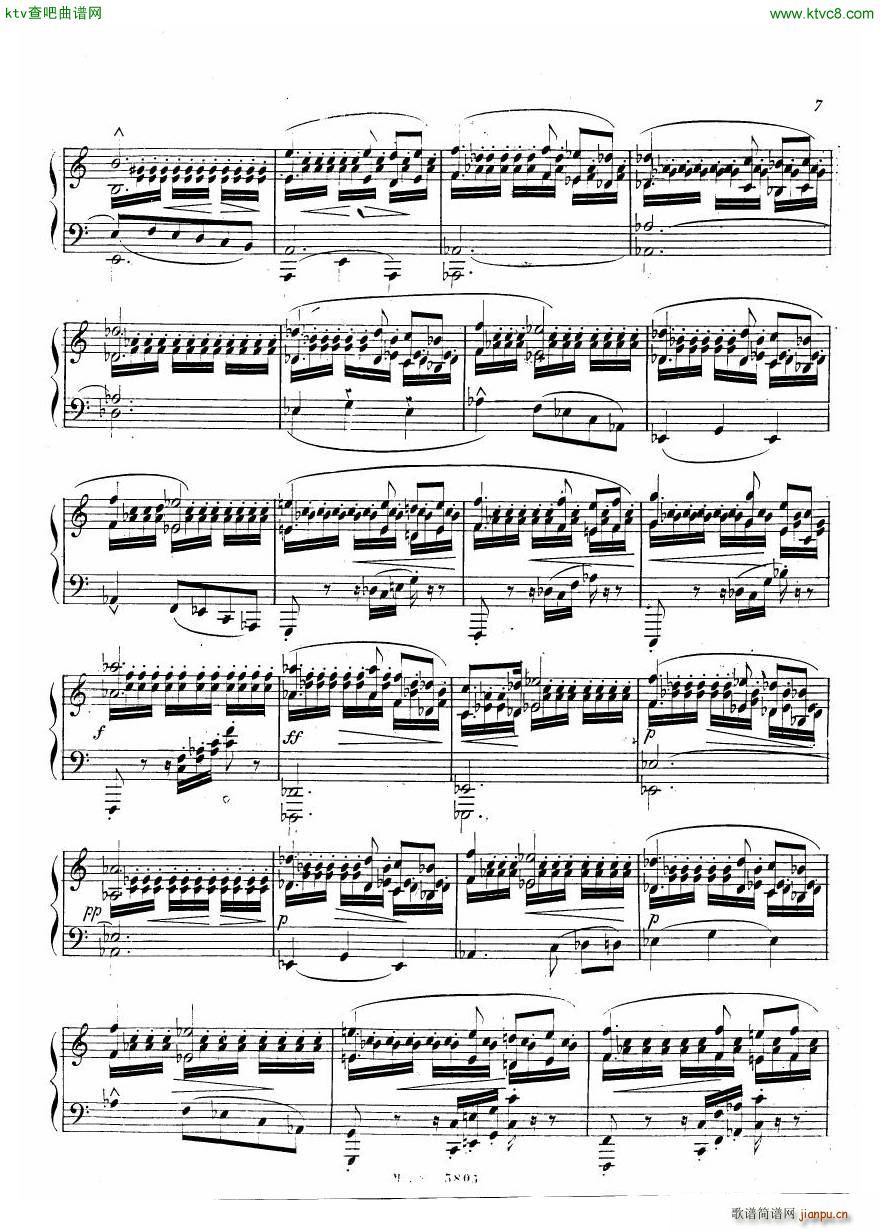 Dreyschock etude Le Tremolo(V)7